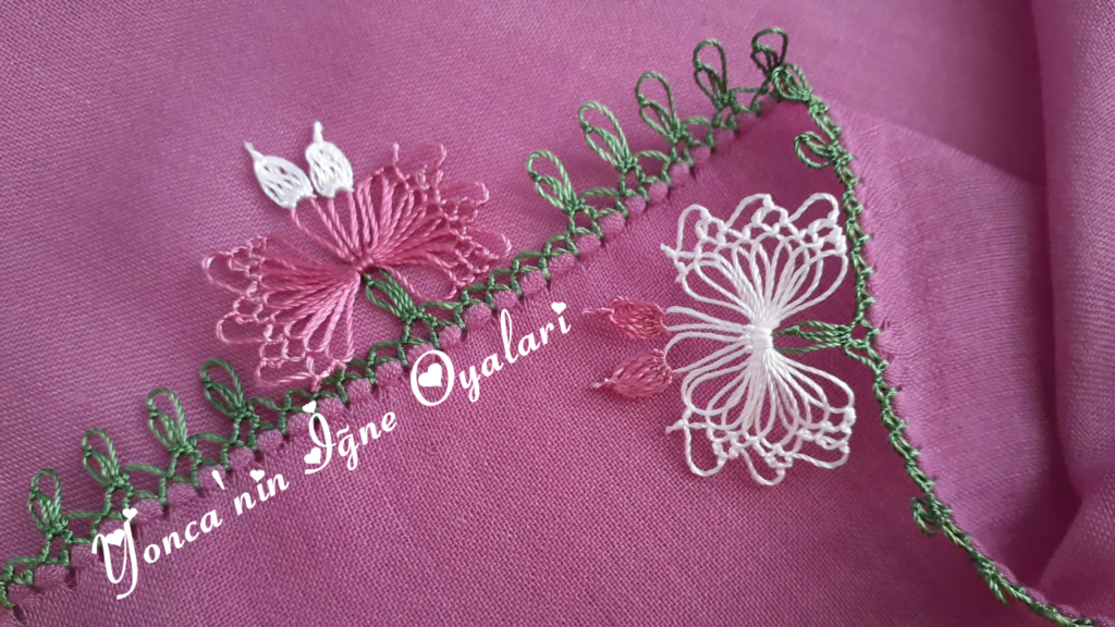 Kelebek Güzel İğne Oyası Modeli Yapılışı