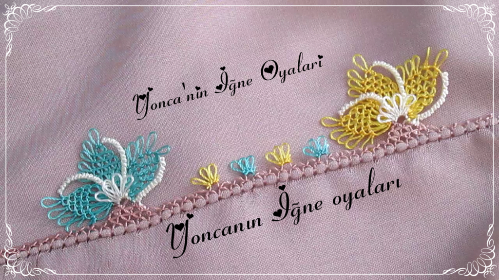 Çok Gösterişli İğne Oyası Anlatımlı