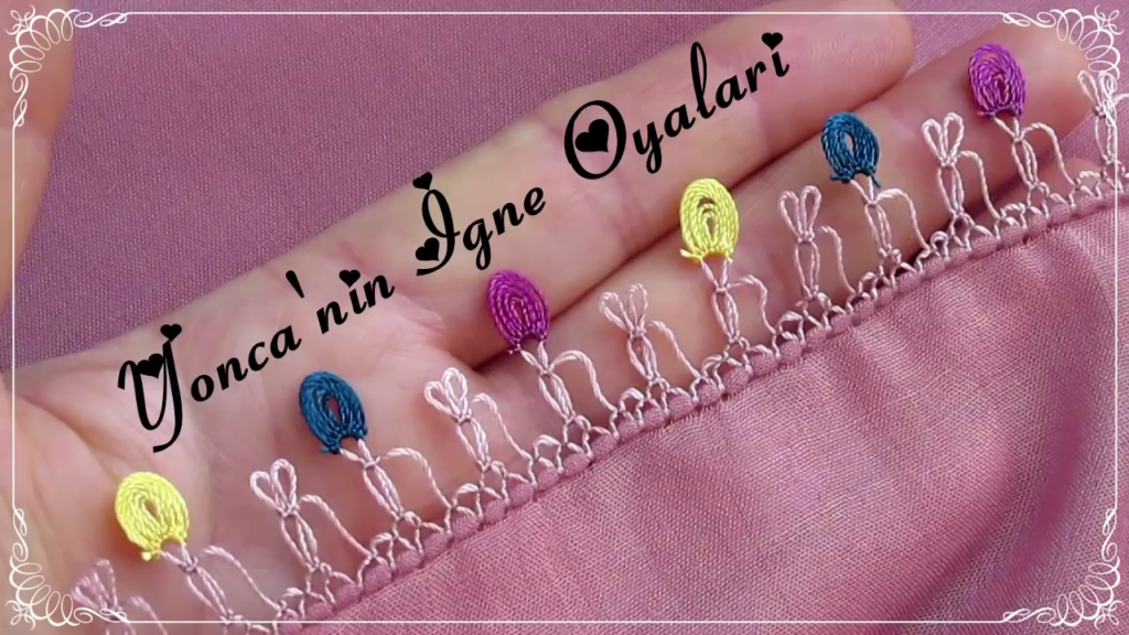 Yapımı Kolay Sıralı Çıtı Pıtı İğne Oyası
