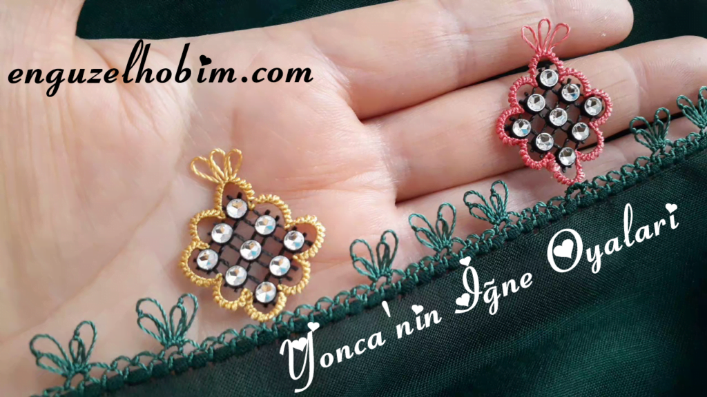 Yeni Tasarım Su Taşı İğne Oyası Modeli
