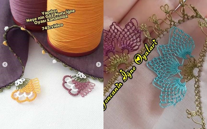 7 adet Göz Alıcı İğne Oyası Modelleri