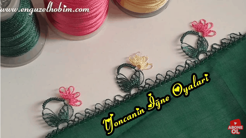 Çok Gösterişli Pırpırlı iğne oyası modelleri İğne oyası örnekleri 2019