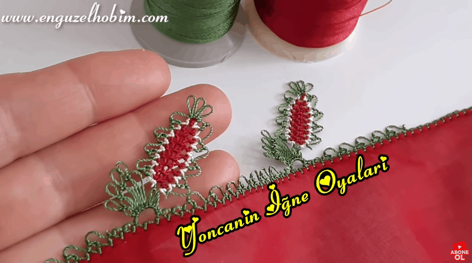 zarif iğne oyası modeli