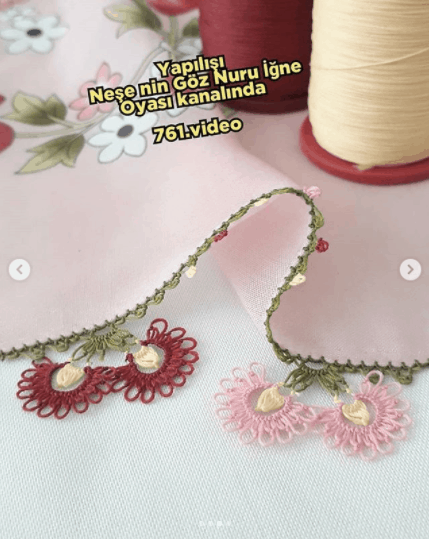 Neşenin göz nuru iğne oyası modelleri