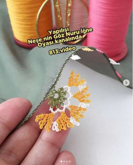 iğne oyası yazma modelleri