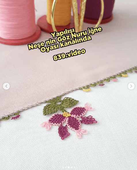 en güzel iğne oyası örnekleri