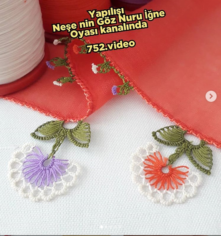 gösterişli iğne oyası