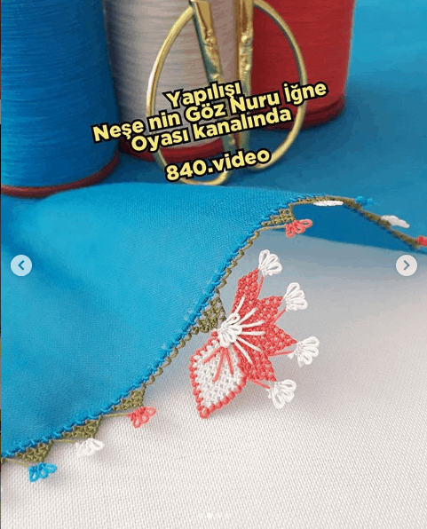 iğne oyası modelleri havlu kenarlarına