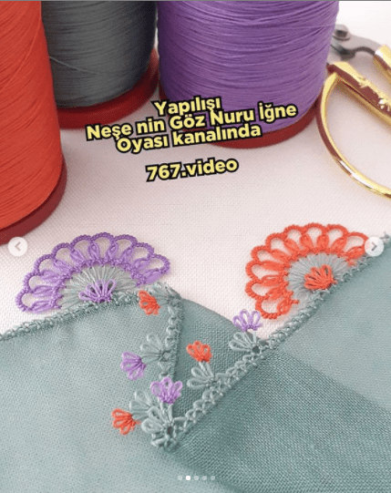 yazma modelleri Neşenin göz nuru iğne oyası