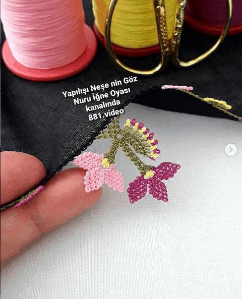 şık iğne oyası modelleri