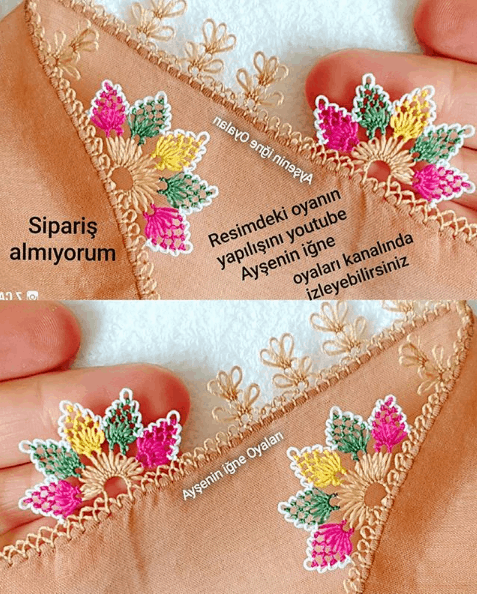 şık iğne oyası modelleri