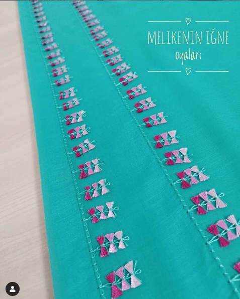 sıralı çıtı pıtı iğne oyası modelleri