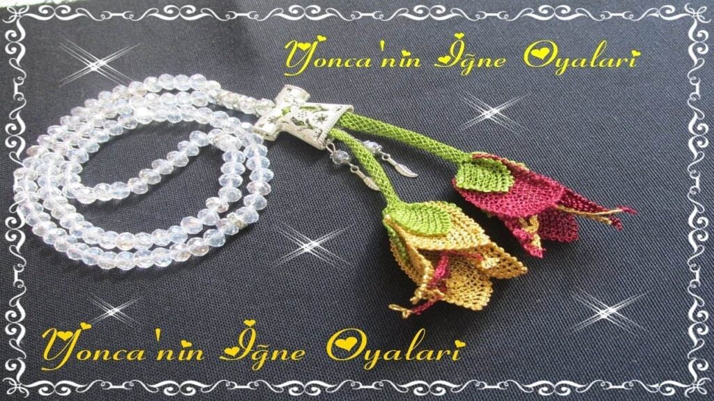 iğne oyası tespih süsü