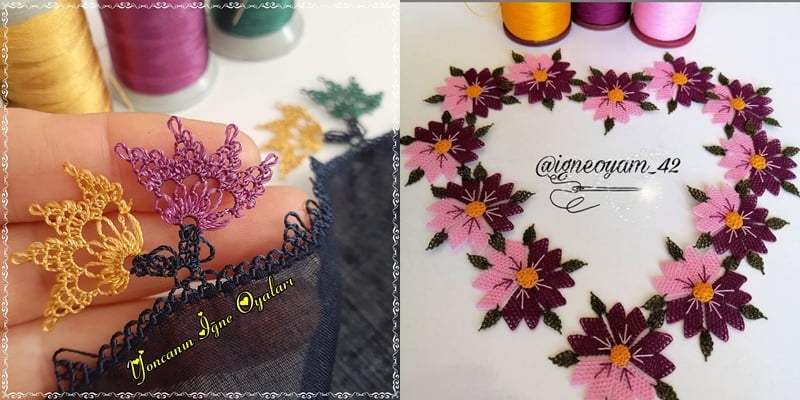 Çok Trend İnstagram İğne Oyası Yazma Modelleri