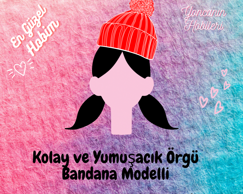 örgü bandana modelli