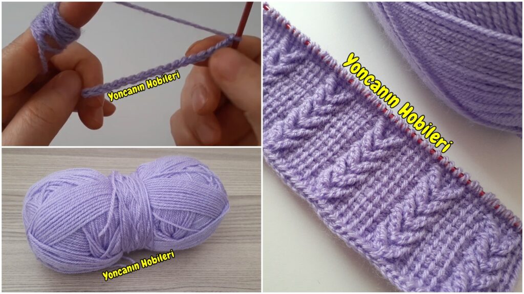 Tunus İşinden En Kolay Burgu Örgü Deseni Yapımı