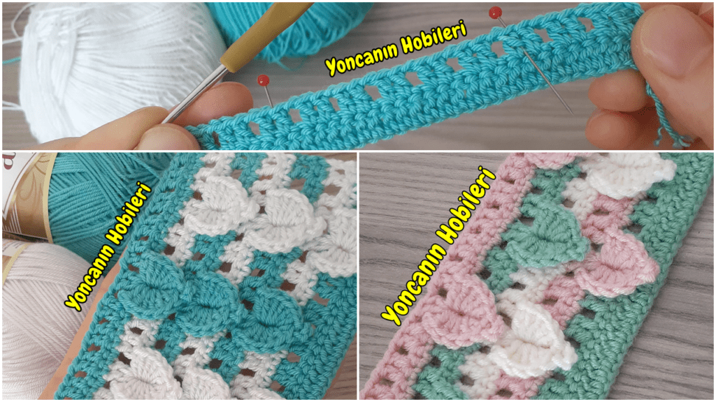 Kabak Yaprağı Tığ Örgü Modeli
