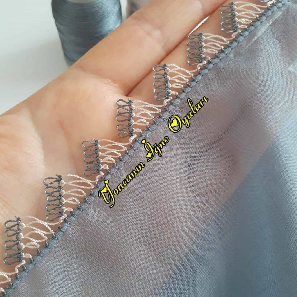 Çeyiz Bohçalarını Renklendirecek İğne Oyası Modelleri sıralı çıtı pıtı iğne oyası modelleri