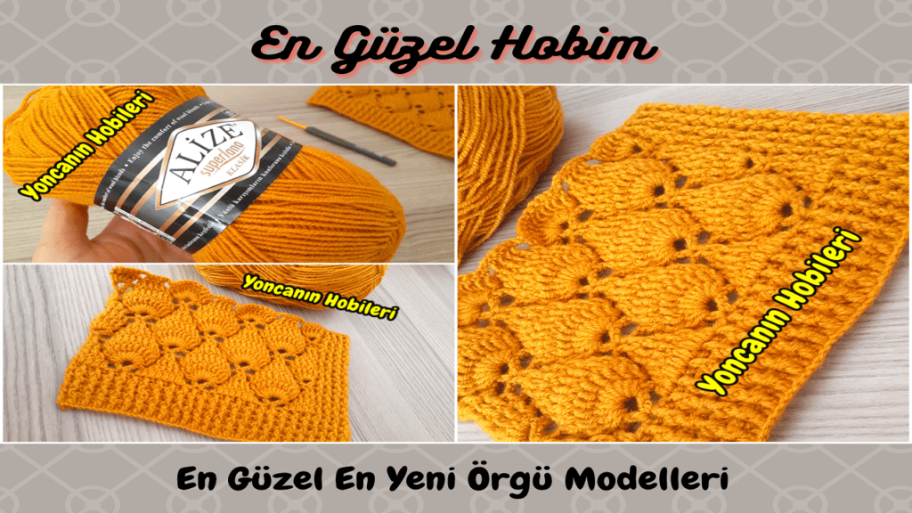 Çok Güzel Çok Kolay Yaprak Örgü Modelleri