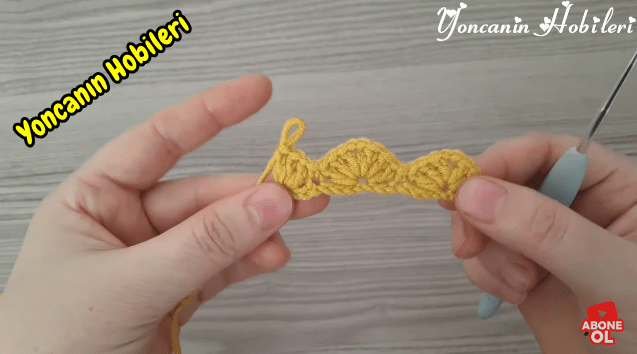 Tığ İşi Deniz Kabuğu Örgü Modeli örgü modeli