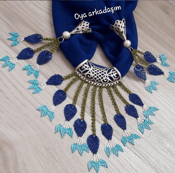 İğne Oyası Fular Modelleri iğne oyası fular örnekleri