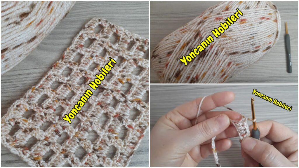 Tığ İşinden Kafes Örgü Modeli