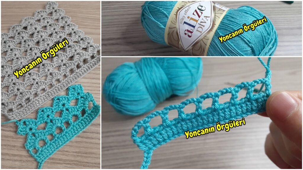 Su Taşı Örgü Modeli Anlatımlı Yapılışı