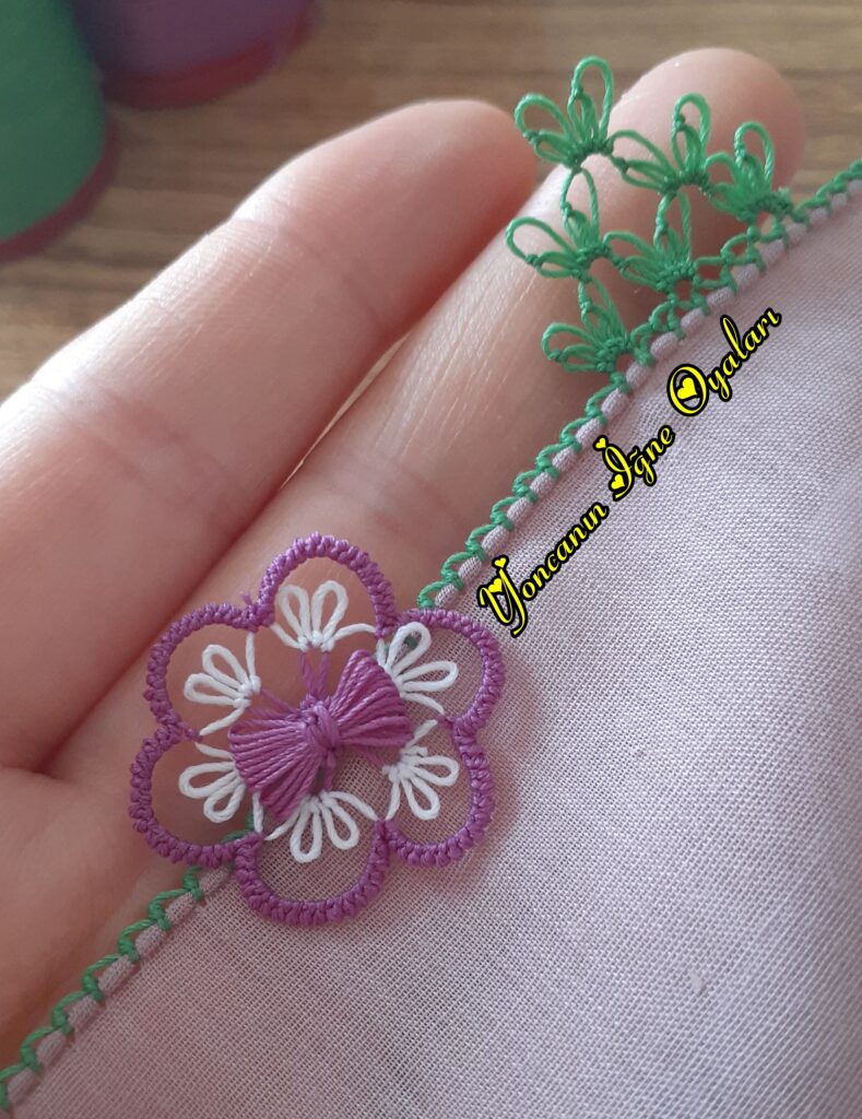 iğne oyası yazma kenarı modelleri