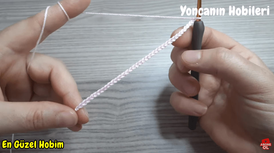 zincirli örgü modeli bridge crochet pattern iki renkli örgü tasarımı