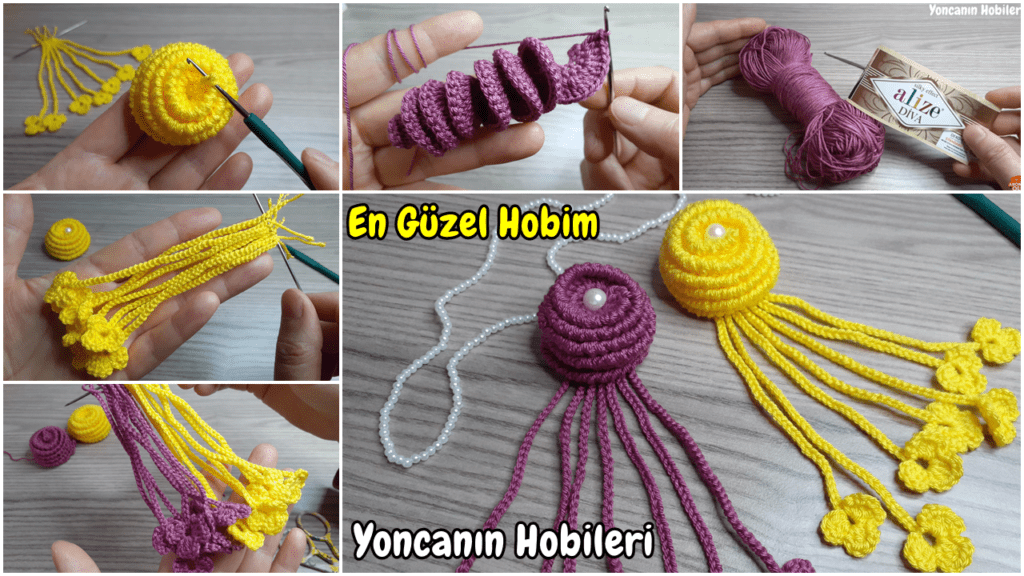 Çok Değişik Örgü Çiçek Motifi Modeli-Amazing Super Crochet Knitting
