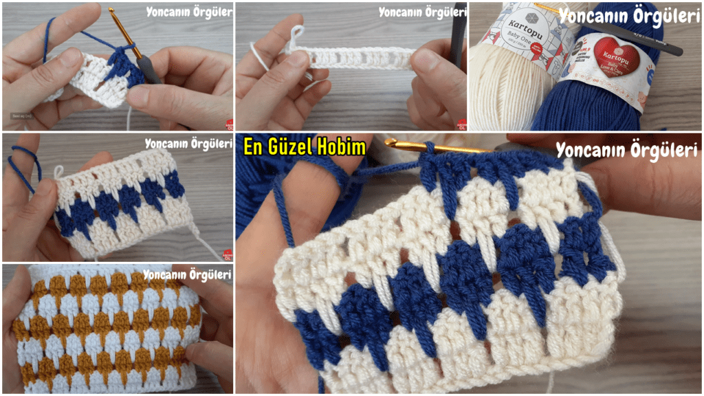 Yapımı Çok kolay Tığ İşi Örgü -Amazing Crochet Knitting Pattern
