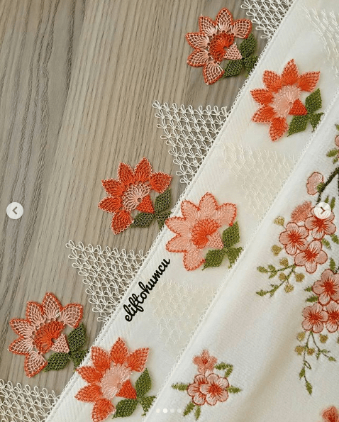 iğne oyası havlu kenarı trend iğne oyası modelleri yazlık örnek