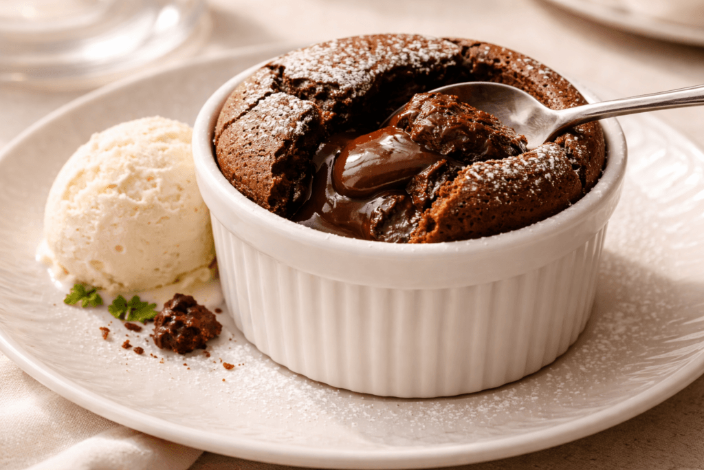 Çikolatalı Sufle Tarifi | Evde Kolay Akışkan Sufle Yapımı