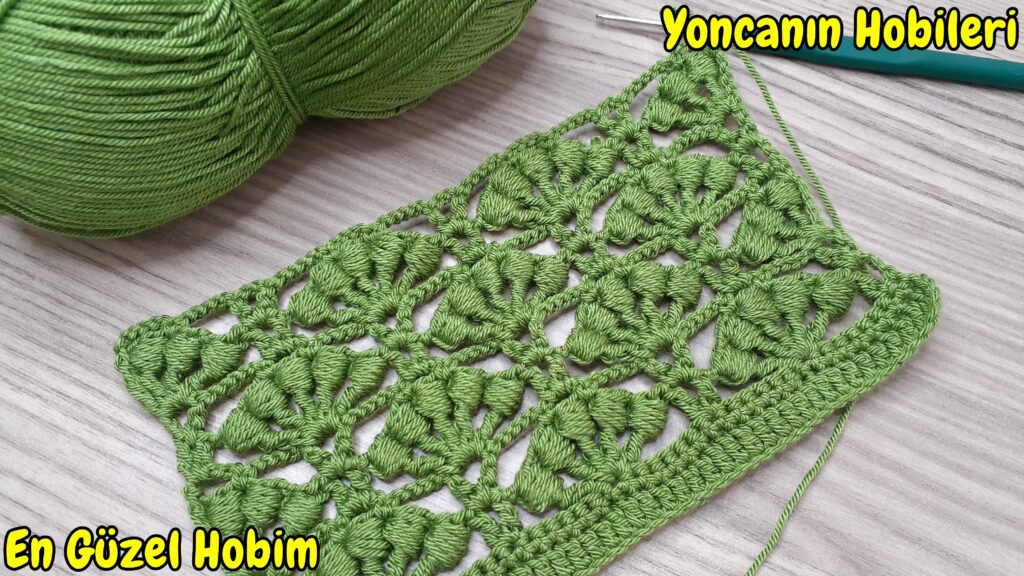 yazlık bluz yapımında kullanılan tığ işi model