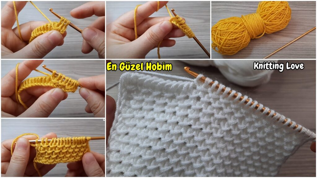 Çok Güzel Tunus İşi Örgü Modeli Yapımı
