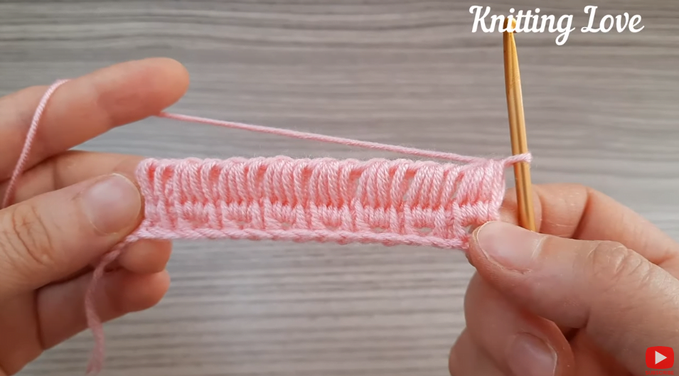 Harika Tunus İşi Kolay Örgü Modeli embroidery