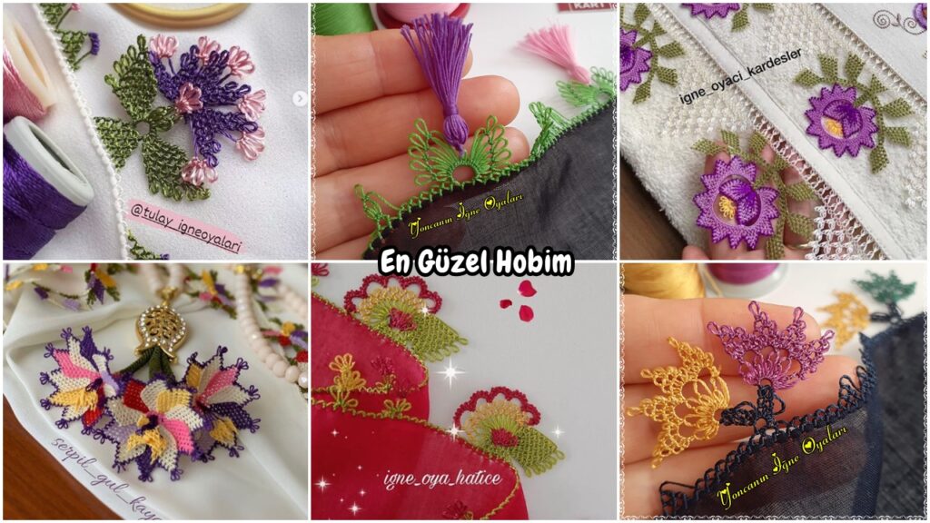 Yepyeni Şahane Yazma ve Havlu Kenarı İğne Oyası Modelleri