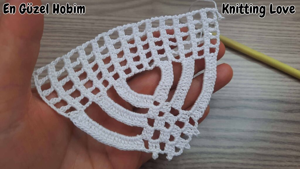 tığ işi dantel pike takımı modeli