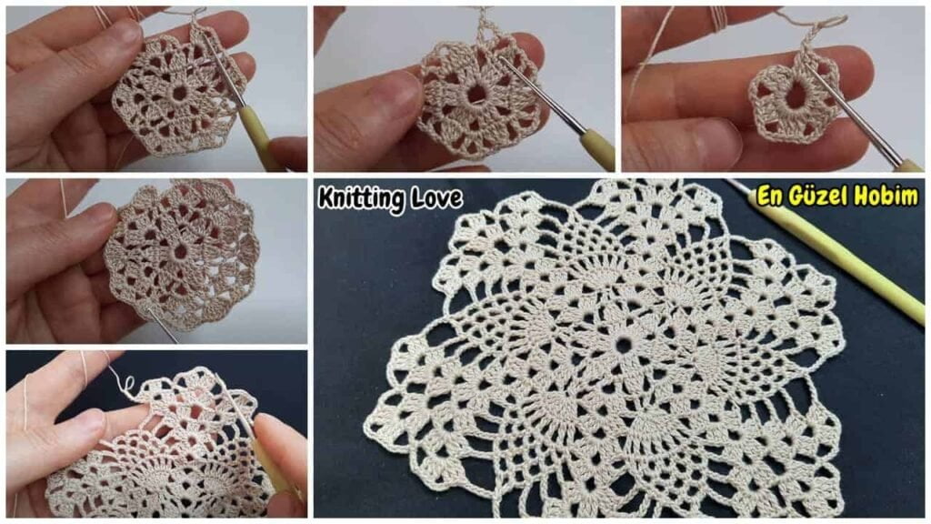 Çok Güzel Tığ İşi Dantel Örgü Modeli
