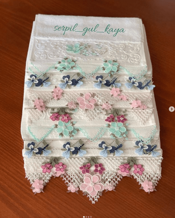 En Güzel En Yeni İğne Oyası Havlu Kenarı Modelleri çeşit çeşit iğne oyası havlu kenarı modelleri