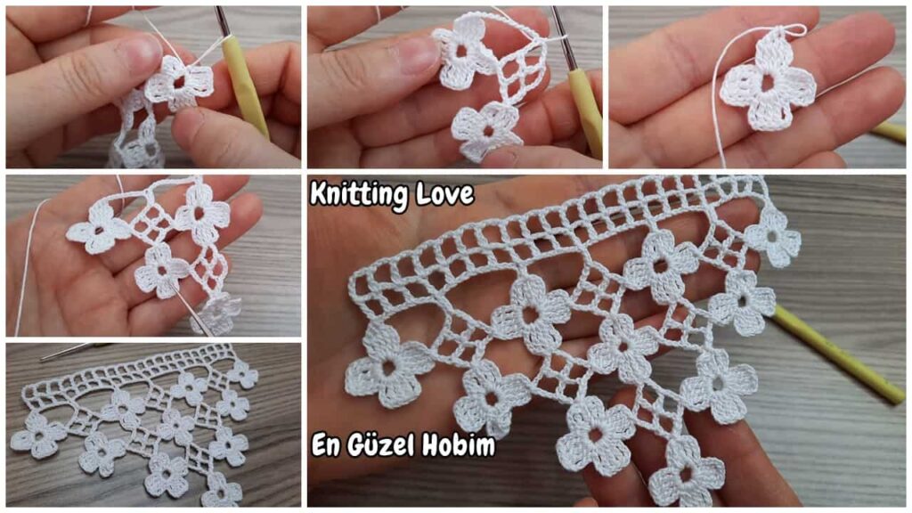 Yeni Tığ İşi Dantel Pike Takımı Modeli 😍 Zarif ve Kolay Çeyizlik Örgü
