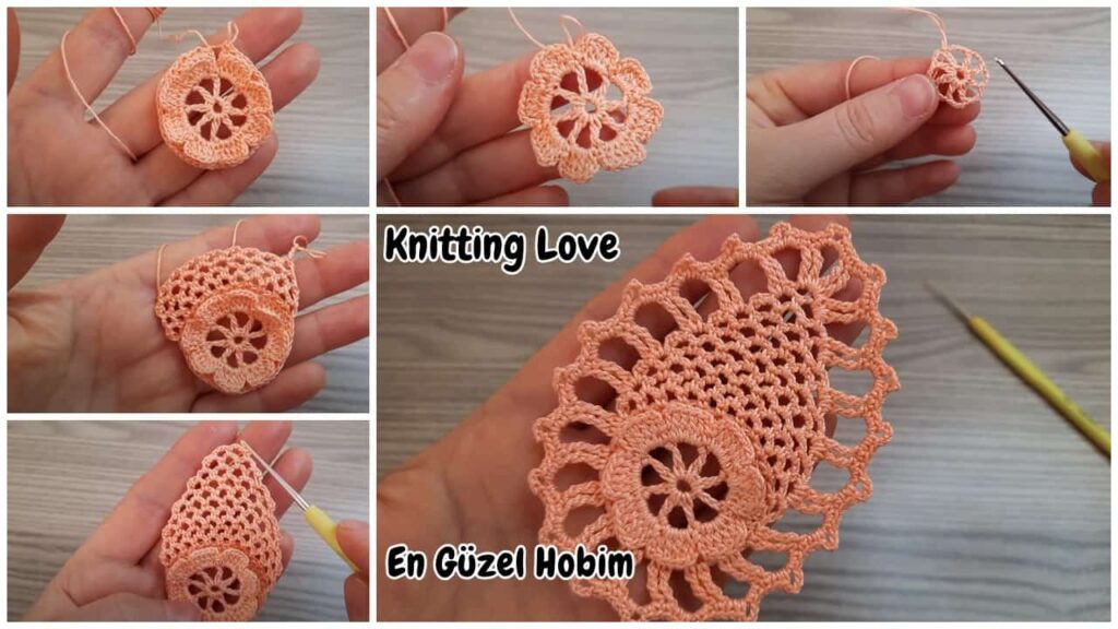 Tığ İşi Değişik Şahane Dantel Örgü Modeli