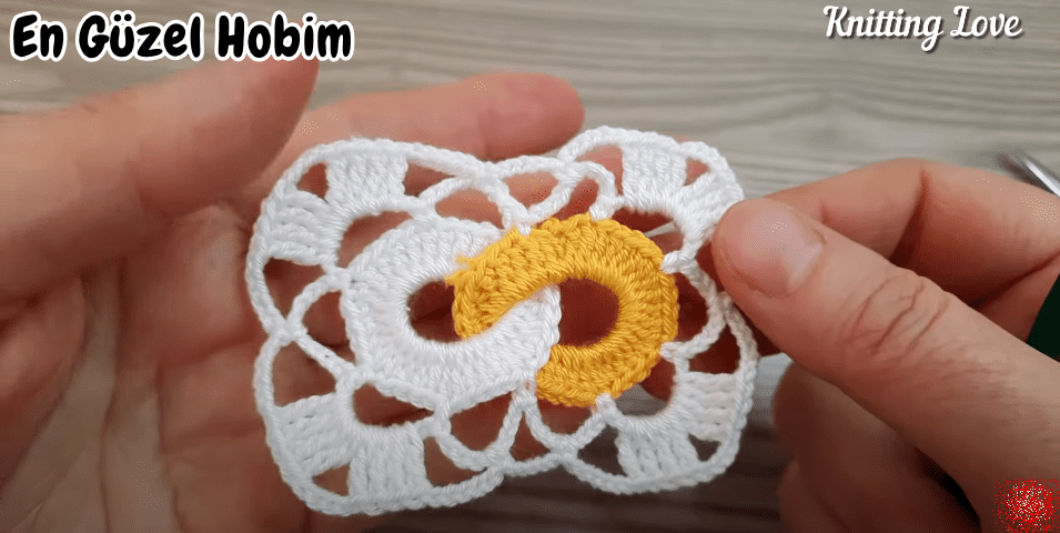 Tığ işi değişik dantel örgü modeli