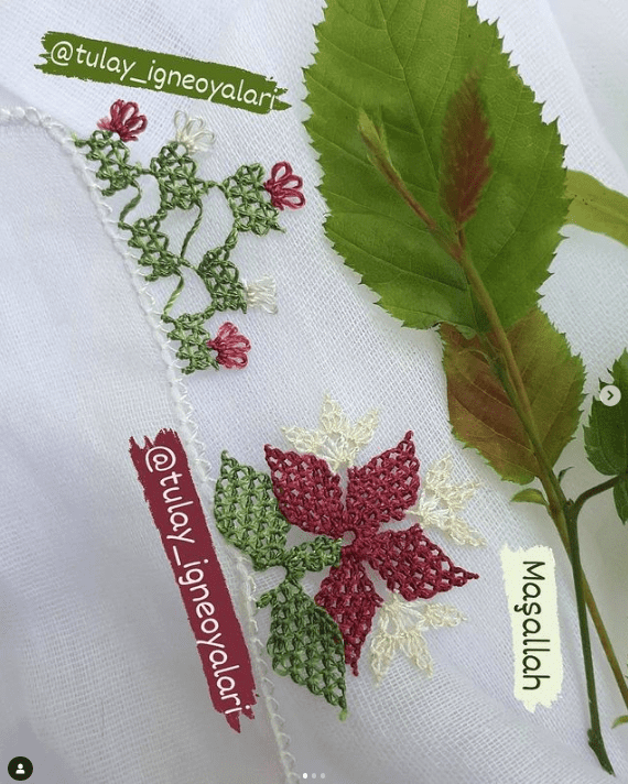 Göz Alıcı Şahane Yazma ve Havlu Kenarı İğne Oyası Modelleri iğne oyası örnekleri