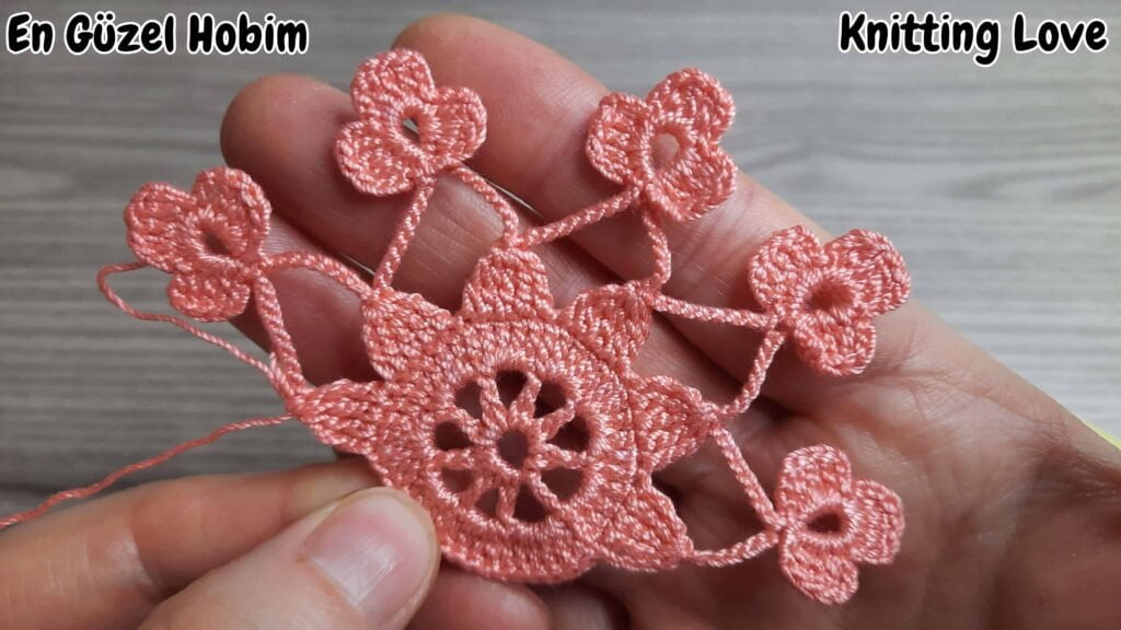 crochet flower stitch örgü modeli