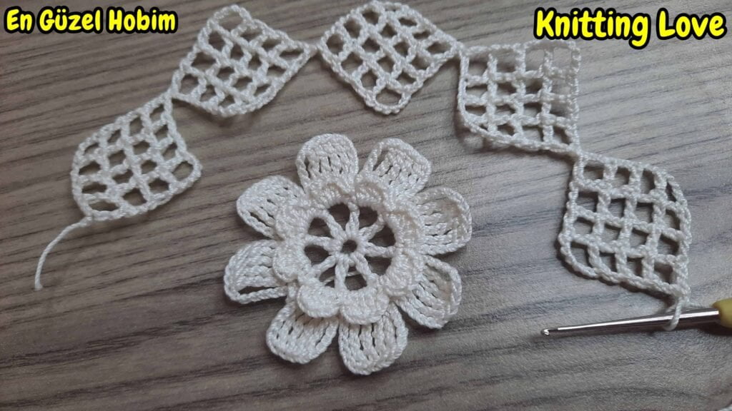 crochet motif örgü modeli tığ işi el işi tasarımı
