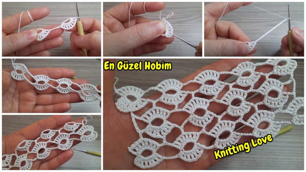 Çok Güzel Yeni Tığ İşi Örgü Deseni