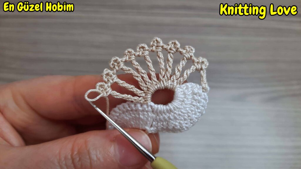 sarmal tığ işi örgü modeli