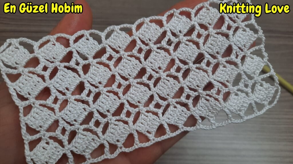 tığ işi örgü modeli