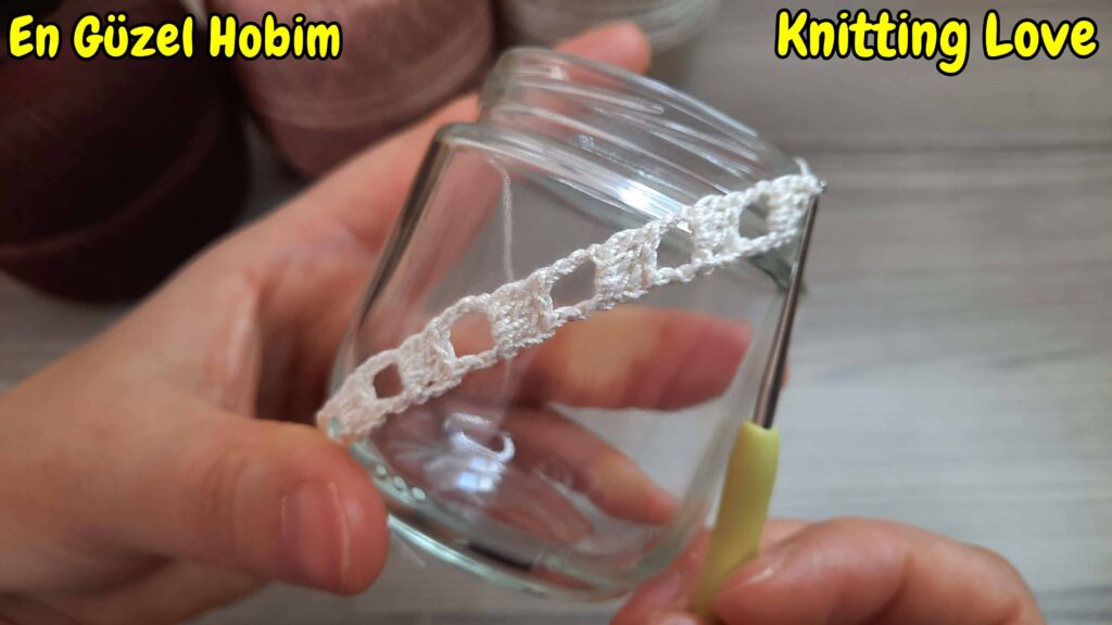 tunus işi örgü modeli